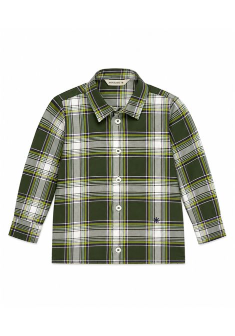 Camicia a quadri MANUEL RITZ | MR4486VERDONE